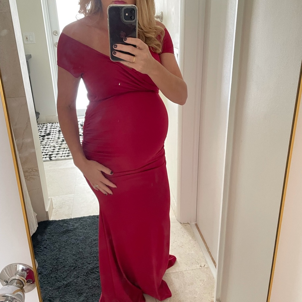 Pink Blush Maternity Maxi Dress